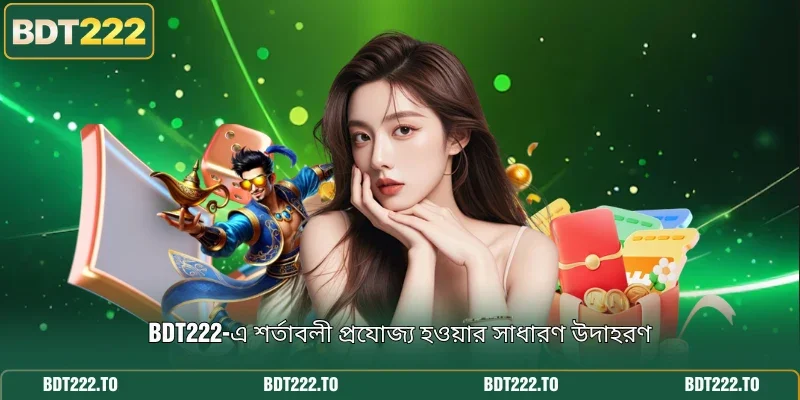BDT222-এ শর্তাবলী প্রযোজ্য হওয়ার সাধারণ উদাহরণ