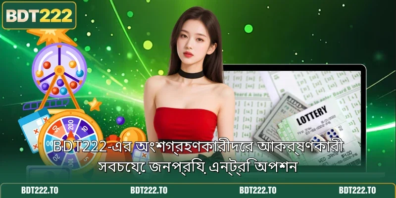 BDT222-এর অংশগ্রহণকারীদের আকর্ষণকারী সবচেয়ে জনপ্রিয় এন্ট্রি অপশন