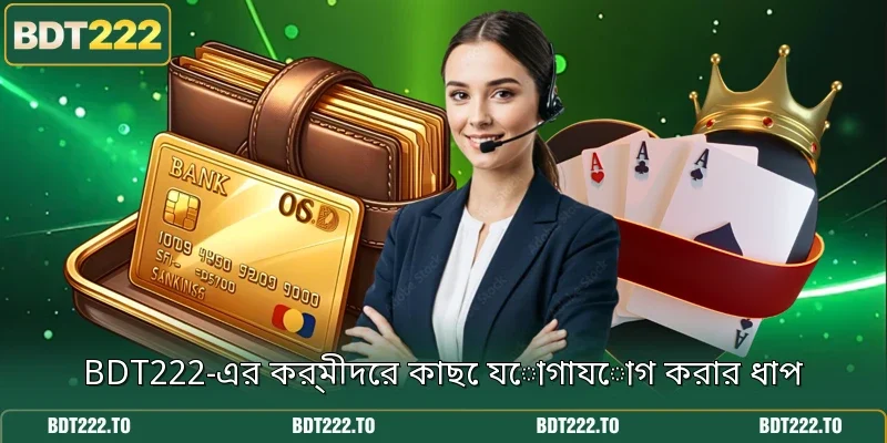 BDT222-এর কর্মীদের কাছে যোগাযোগ করার ধাপ