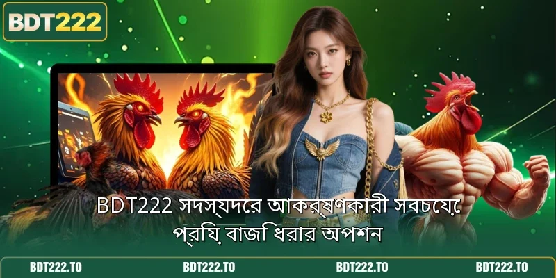 BDT222 সদস্যদের আকর্ষণকারী সবচেয়ে প্রিয় বাজি ধরার অপশন