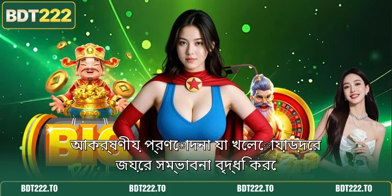 আকর্ষণীয় প্রণোদনা যা খেলোয়াড়দের জয়ের সম্ভাবনা বৃদ্ধি করে