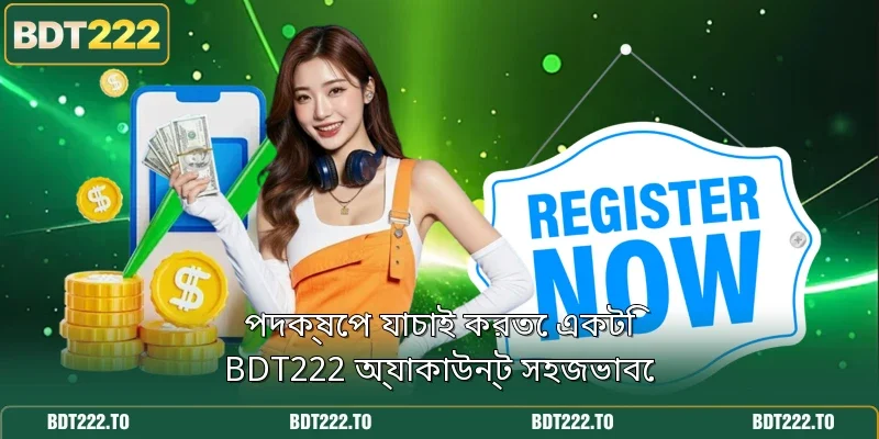 পদক্ষেপ যাচাই করতে একটি BDT222 অ্যাকাউন্ট সহজভাবে
