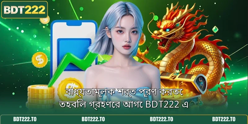 বাধ্যতামূলক শর্ত পূরণ করতে তহবিল গ্রহণের আগে BDT222 এ