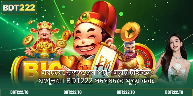 সবচেয়ে উত্তেজনাপূর্ণ স্লট টাইটেল যেগুলো BDT222 সদস্যদের মুগ্ধ করে
